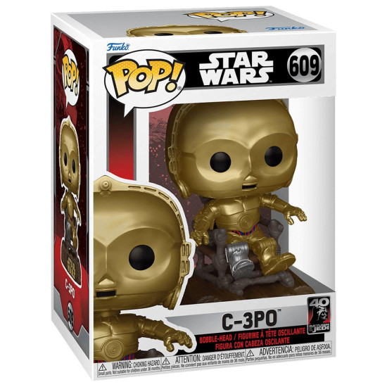 Funko Pop! Star Wars C3P0 in chair (RotJ 40th) Funko Pop! Star Wars C3P0 in chair (RotJ 40th)